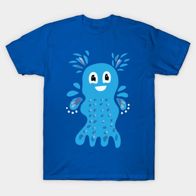 Happy Sea Creature T-Shirt by Boriana Giormova